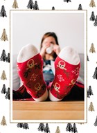 fotokaart met kerstsokken